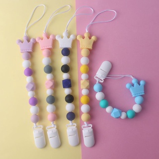 hea bebé productos chupete de silicona cadena bebés mordedor anti-gota cadenas anti-pérdida recién nacido regalos de baño (7)