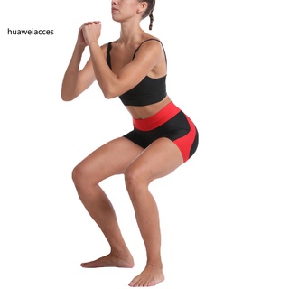 [HW] Pantalones cortos de Yoga Anti-shedding medias gimnasio Fitness Yoga pantalones cortos de alta elasticidad para gimnasio