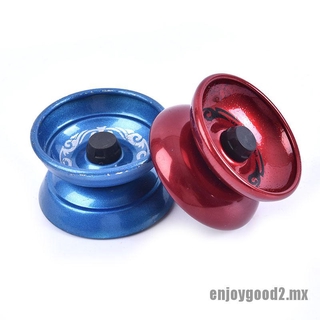 [enjoy] 1 pieza profesional de yoyo de aleación de aluminio con rodamiento de bolas de yoyo juguete interesante (5)