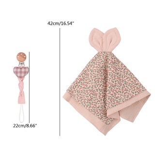 realmaa bebé regalo de cumpleaños conjunto de doble cara de algodón babero perlas de silicona mordedor juguetes chupete cadena clips productos de bebé con caja de embalaje (8)