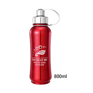 Cas 800ml/1000ml Stainless Steel Insulated Cup Warm Cold Coffee Water Portable Drinking Mug Flask Outdoor School Sports Bottle (8)