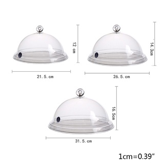 dream Home Smoking Dome Cover Kitchen Cooking Smoke Hood Acrylic Smoke Infuser Cloche Lid for Smoker Sprayer Plates Bowls (2)