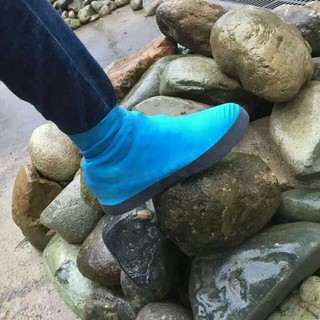 fundas para zapatos de lluvia impermeables de látex de alto tubo unisex engrosadas desechables protector de bota para exteriores
