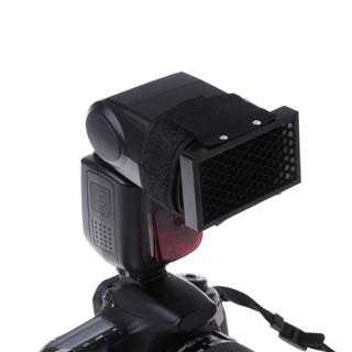 Flash Honeycomb Grid Spot filtro Hotshoe Speedlight Softbox para Canon Nikon Sony (4)