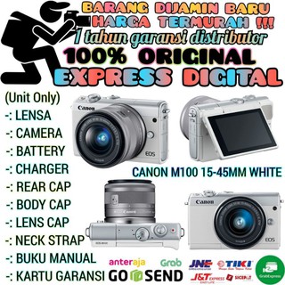 Canon EOS M100 KIT 15-45MM es STM blanco