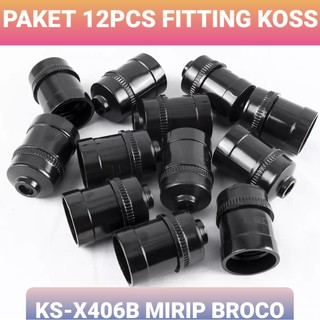 Paquete de ahorro de 12 piezas KOSS KS-X406B Similar a BROCO accesorios colgantes