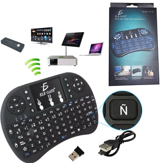 teclado control mini compatible con smart tv xbox pc