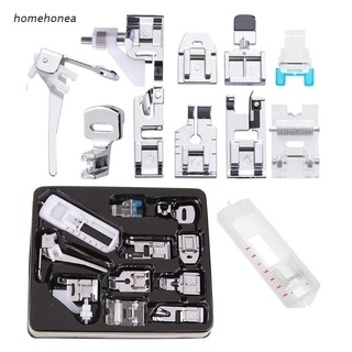 hom 11Pcs Sewing Presser Feet, Sewing Machine Kit Multifunctional Sewing Hemming Set Household DIY Spare Parts Accessories f