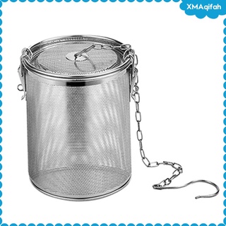 [xmaqifah] colador de taza de acero inoxidable puede colador de especias infusor de hierbas colador de té filtro de bola de malla filtro colador, tamaño 3