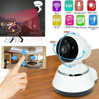 HQS Wireless 720P HD V380 WIFI Security IP Camera IRs Night Home Webcam Baby Monitor