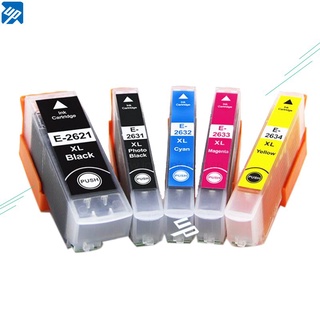 10 cartuchos de tinta de 26XL compatibles con impresora Epson T2621 T2631 Serie XP-710 XP-615 XP-610 XP-520 XP-620