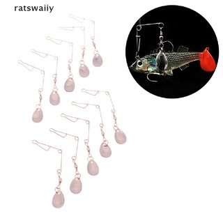 ratswaiiy 10pcs 0.8g spinner señuelo de pesca cebo cuchara bajo pececillo señuelos de manivela mx