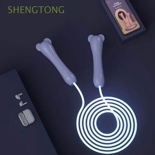 SHENGTONG Home Luminous Skipping Rope Kindergarten Cordless Skipping Jump Rope Weighted Ball Skipping Rope Cute Fitness Equipments Workout Sports Cordless Jump Rope/Multicolor