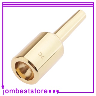trompeta boquilla de repuesto 7c tamaño plata/oro plateado rico tono músico instrumento accesorio como regalo para principiantes (1)