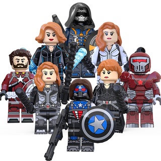 Marvel Black Widow Minifigures Super Heroes block Juguetes