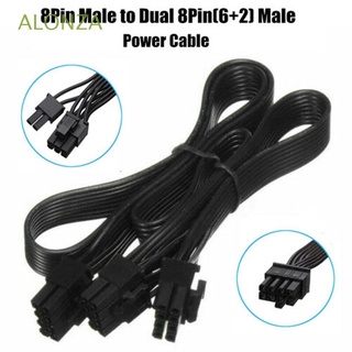 ALONZA Líneas de Estados Unidos Power cable Ocho agujas. Sistema GPS Cuerda Interfaz PCI - E Hombre contra hombre. Doble ocho. 60 centímetros. 8 dosis (6 + 2) Imagen de vídeo Extensión de potencia