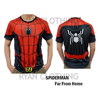 Spiderman lejos de casa niños camisas de impresión completa 3D Superhero T-Shirt FPS-69