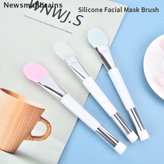 newsmallbrains 1 pza brochas de maquillaje/mascarilla facial/gel de silicona/herramientas cosméticas de belleza nsb