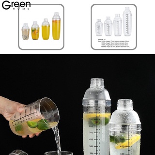 (greenhome) shaker de vino resistente a los arañazos tapa extraíble coctelera transparente gadgets de cocina