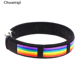 [Chuaniaji] lesbianas Gays bisexuales arco iris brazaletes arco iris pareja pulsera abierta Ok