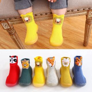 Zapatos de calcetínes Antideslizante para bebés Aprender caminar calcetines imagenes de dibujos animados de ninos (1)