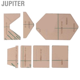 Jupiter 7Pcs Paquete De Tarjeta Plantilla Acrílica Precisa Distancia De Corte Transparente Diseño DIY Para (4)