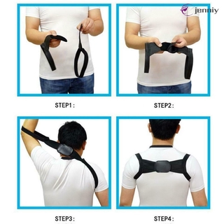 Corrector de postura Unisex Invisible para espalda/cinturón de soporte de columna ortopédica (8)