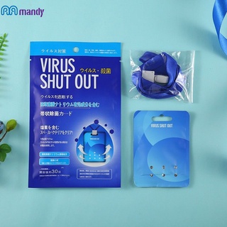 mandy2 Virus shut out space Desinfectante Tarjeta 30 Días mandy2