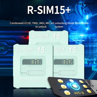 supperBoat R-SIM15+ 5G Universal Smartphone desbloqueo tarjeta RSIM con Pin de expulsión para iPhone