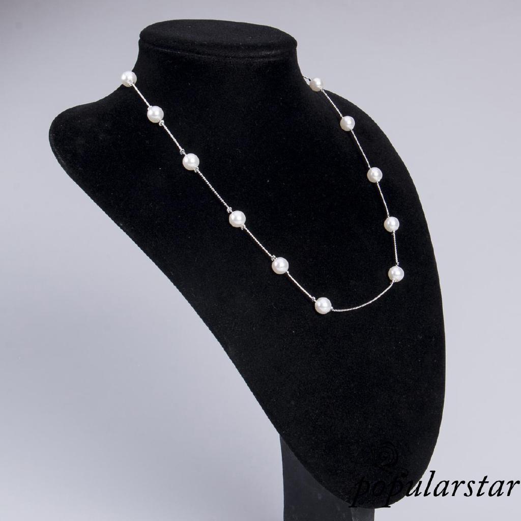 pay-choker de perlas de imitación para mujer/joyería/joyería/gargantilla corta (2)