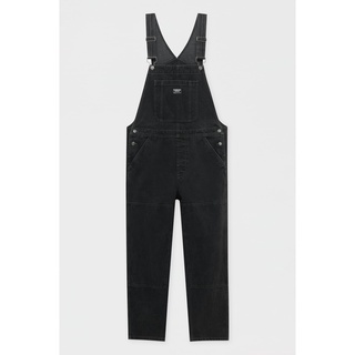 Overol Hombre de Mezclilla Largo Negro Peto Jeans Pull&Bear Bershka Zara (1)