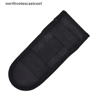 Northvotescastcool-Funda De Nailon Negro Para Cuchillo Plegable , Herramienta De Cinturón , Soporte Para Linterna NVCC