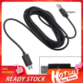 [lg] Cable de alimentación Micro USB de 118 pulgadas para control inalámbrico PS4 Xbox One