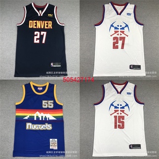 original nba jersey bordado nuggets 15 yorkie 27 murray city deportes chaleco baloncesto traje de la copa del mundo e802
