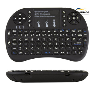 LONG i8 Mini teclado ergonómico Bluetooth con Touchpad Xbox 360 Tablet (9)