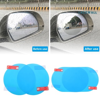 Lacewall 2Pcs Clear Waterproof Anti Fog Car Rearview Mirror Protective Film Rain Shield
