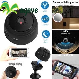 Mini cámara inalámbrica WiFi Monitor de red IP Cámara de seguridad HD 1080P Cámara P2P de seguridad para el hogar - Soporte de visión nocturna Sin detección de movimiento AGAVE