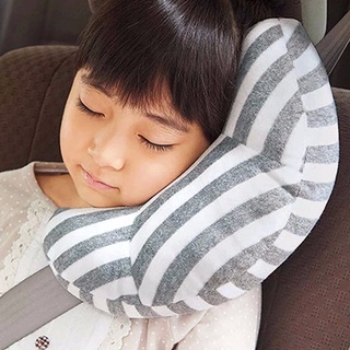 XUNJIAN Children Car Seat Headrest Pad Auto Protective Pillow Soft Sleep Pillow Shoulder Support Seat Belt Shoulder Pad Car Neck Pillow Travel Harness Protector Nap Pillow High Quality Cushion Cotton/Multicolor (7)