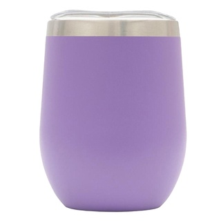 12 oz Wine Tumbler, Stainless Steel Stemless Tumbler with Lid, Vacuum Insulated Double Wall Flask for Home,Office, Wine,
