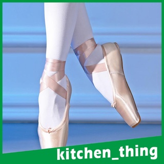 [12] zapatilla de baile para mujer, ballet pointe, zapatillas planas, zapatos con ribbonsgymnastics performance training dancewear, eu