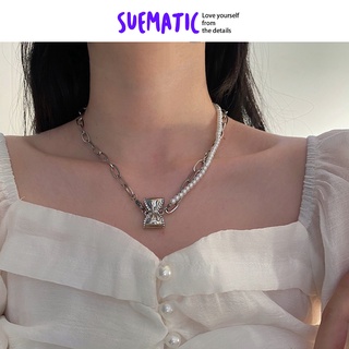 Suematic2021 collar de doble capa de acero de titanio con arco