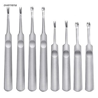 ove 8pcs U V Shaped Leather Stitching Skiving Tool DIY Craft Stainless Steel Grooving Punching Tools Kit Hole Puncher