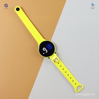 🙌 Reloj Digital deportivo unisex de silicona a la Moda reloj LED electrónico para niños / de muñeca a prueba de agua reloj O9Kh (9)