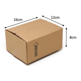100 Cajas de Cartón Corrugado 16x12x8cm Para Envíos E-commerce (3)