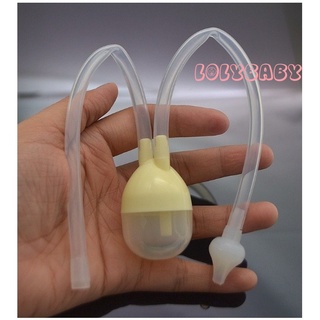 [ lolybaby ] Baby Nasal Aspirator Nose Congestion Relief Cleaner Safety Vacuum Snot Sucker Newborn Infant Baby Nasal Care (9)