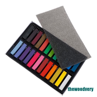 <very>Hair Color Chalk Temporary Hair Dye Washable Pen Pastels Salon Washable Pastels (3)