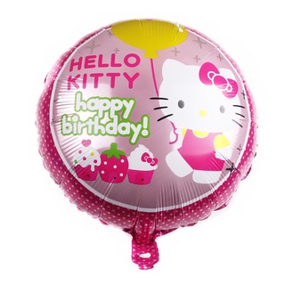 1pcs/18 Pulgadas Hello Kitty Foil Globo Niños Clásicos Juguetes Decoración De Fiesta De Cumpleaños Globos