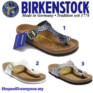 Birkenstock Hombres/Mujeres Clásico Corcho Chanclas Playa Casual Zapatos Gizeh Serie 34-46
