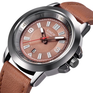 [-FENGSIR-] Brand Men Sport Watches Men's Quartz Clock Man Army Military Leather Wrist Watch