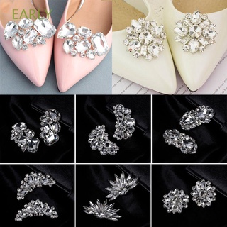 EARLY 2PCS Mujeres Zapatos de boda Perla Encantos. Pinza de zapato Novia Broche Taladro Accesorios para calzado EsES carpeta decorativa brillante